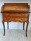 Vintage Louis XV Style Kingwood Marquetry Bureau Writers Desk with Roll Top from H & L Epstein 1