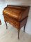 Vintage Louis XV Style Kingwood Marquetry Bureau Writers Desk with Roll Top from H & L Epstein, Image 3