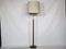 Lámpara danesa Mid-Century de acero de teca, años 70, Imagen 9