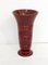Große Mid-Century Vase aus Rotem Steingut, 1950er 8