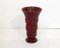 Große Mid-Century Vase aus Rotem Steingut, 1950er 10