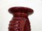 Große Mid-Century Vase aus Rotem Steingut, 1950er 3