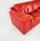 Postmodern Italian Leather Sofa, 1980s 2