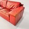 Postmodern Italian Leather Sofa, 1980s 6