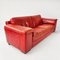 Postmodern Italian Leather Sofa, 1980s, Image 7