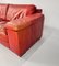 Postmodern Italian Leather Sofa, 1980s 4