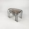 Chrome and Smoked Glass Nesting Tables, 1970s, Set of 3 4