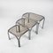 Chrome and Smoked Glass Nesting Tables, 1970s, Set of 3, Image 3