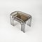 Chrome and Smoked Glass Nesting Tables, 1970s, Set of 3 5