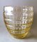 French Art Deco Vase in Cut and Ground Yellow Crystal, 1930s 2