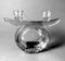 Candelabro francés de cristal al estilo de Crystal De Vannes, años 30, Imagen 3