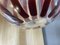 Transparente braune Kugel Hängelampe aus Muranoglas von Simoeng 3