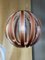 Transparente braune Kugel Hängelampe aus Muranoglas von Simoeng 6