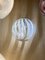 Transparent White Sphere Pendant in Murano Glass from Simoeng 4