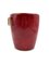 Brass and Red Parchment Cooler / Ice Bucket by Aldo Tura, Italy, 1960s 12