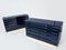 Dark Blue Lacquered Brass Commodes by Jean Claude Mahey for Maison Romeo, 1970s, Set of 2, Image 14