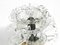 Small Floral Glass Ceiling or Wall Lamp with Brass Base, 1960s, Image 6