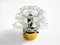 Small Floral Glass Ceiling or Wall Lamp with Brass Base, 1960s, Image 3