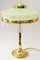 Art Deco Table Lamp with Opaline Glass and Glass Sticks, Vienna, 1920s 10