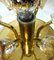 Sische Sputnik Flower Flush Mount in Amber Murano Glass and Brass, 1960s, Image 6