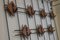 Danish Teak & Black Metal String Coat and Hat Rack, 1960s 8