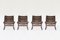 Erdnussbraune Vintage Siesta Stühle von Ingmar Relling für Westnofa, 1960er, 4er Set 3
