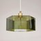 Scandinavian Glass Ceiling Light attributed to Carl Fagerlund for Orrefors, 1960s 1