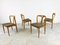 Oak Dining Chairs Model Juliane and Table by Johannes Andersen for Uldum Mobelfabrik, Denmark, 1960s, Set of 5 2