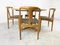 Oak Dining Chairs Model Juliane and Table by Johannes Andersen for Uldum Mobelfabrik, Denmark, 1960s, Set of 5, Image 7