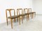 Oak Dining Chairs Model Juliane and Table by Johannes Andersen for Uldum Mobelfabrik, Denmark, 1960s, Set of 5 10