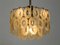 Lampe avec Verres de Murano Ovales, Italie, 1950s 15