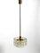 Lámpara italiana con vasos de Murano ovalados, años 50, Imagen 7