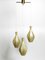 Cocoon Cascade Ceiling Lamp with 3 Large Shades, 1950s 3