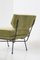 Poltrone Mid-Century in velluto verde e ferro, anni '50, set di 2, Immagine 7