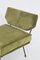 Fauteuils Mid-Century en Velours Vert et Fer, 1950s, Set de 2 6