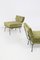 Mid-Century Armchairs in Green Velvet and Iron, 1950s, Set of 2 10