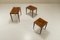 Rosewood Nesting Tables by Severin Hansen, Denmark, 1960s, Set of 3 5