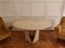 Travertine Circular Dining Table by Claude Berraldacci, 1980s, Image 10