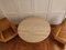 Travertine Circular Dining Table by Claude Berraldacci, 1980s, Image 12