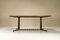 Dining Table in Mahogany, Rosewood and Brushed Brass, Italy, 1960s, Image 3