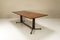 Dining Table in Mahogany, Rosewood and Brushed Brass, Italy, 1960s, Image 1