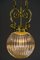 Art Deco Pendant Vienna Around 1920s with Original Cut Glass Shade 16