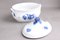 Blue Flower 8113 and 8110 Soup Bowl with Saucer from Royal Copenhagen, 1920s, Set of 2 8