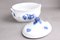 Blue Flower 8113 and 8110 Soup Bowl with Saucer from Royal Copenhagen, 1920s, Set of 2, Image 8