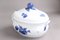 Blue Flower 8113 and 8110 Soup Bowl with Saucer from Royal Copenhagen, 1920s, Set of 2, Image 7