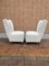 White Bouclé Lounge Chairs, 1950s, Set of 2 5