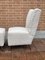 White Bouclé Lounge Chairs, 1950s, Set of 2, Image 9