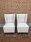 White Bouclé Lounge Chairs, 1950s, Set of 2, Image 1