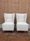 White Bouclé Lounge Chairs, 1950s, Set of 2, Image 8