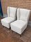 White Bouclé Lounge Chairs, 1950s, Set of 2 18